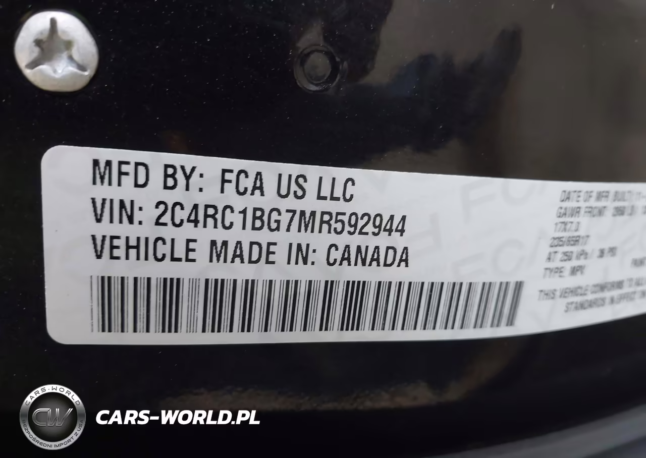 2021 Chrysler Pacifica Touring L VIN:2C4RC1BG7MR592944 - 9