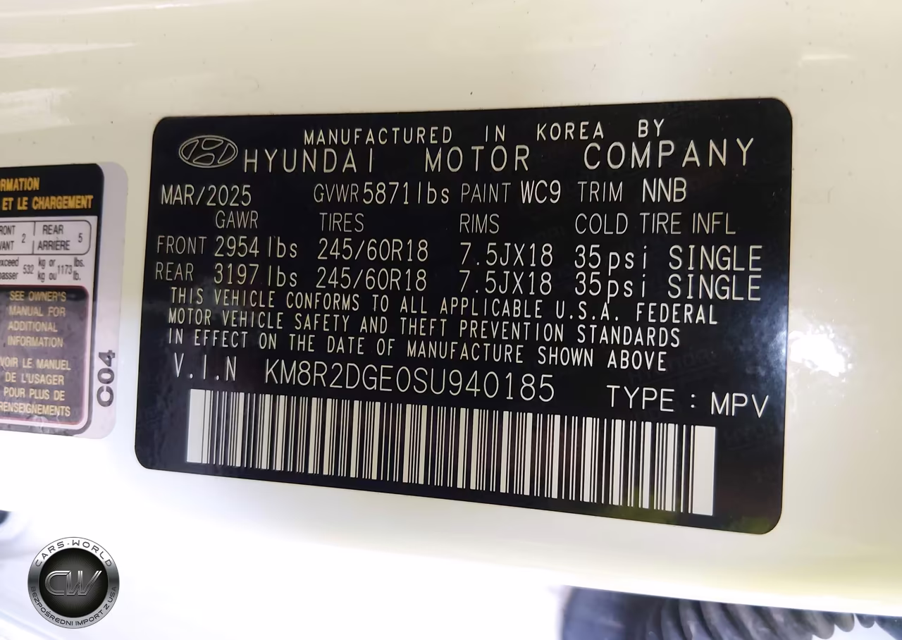 2025 Hyundai Palisade Sel VIN:KM8R2DGE0SU940185 - 9