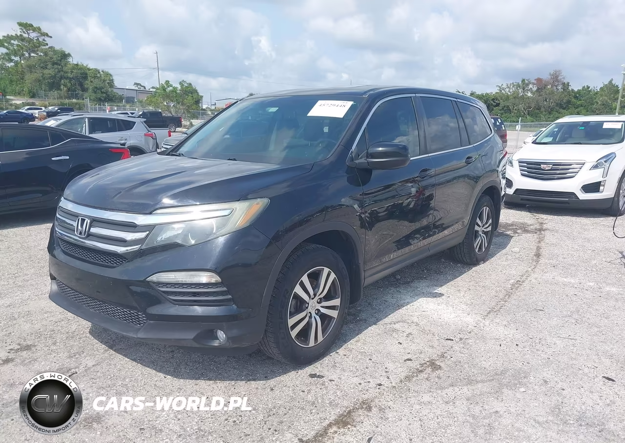 2017 Honda Pilot Ex-L VIN:5FNYF5H53HB007603 - 2
