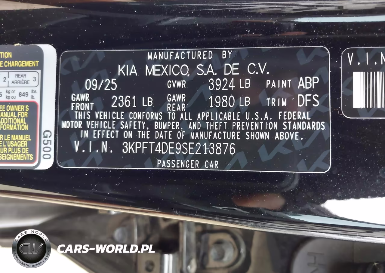 2025 Kia K4 Lxs VIN:3KPFT4DE9SE213876 - 9