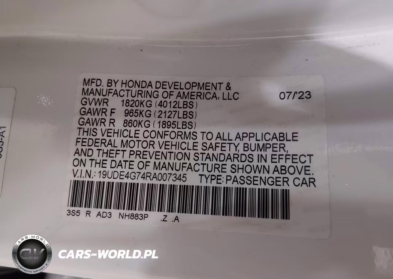 2024 Acura Integra A-Spec Technology VIN:19UDE4G74RA007345 - 9