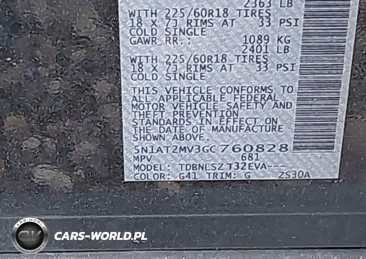 2016 Nissan Rogue Sl VIN:5N1AT2MV3GC760828 - 9