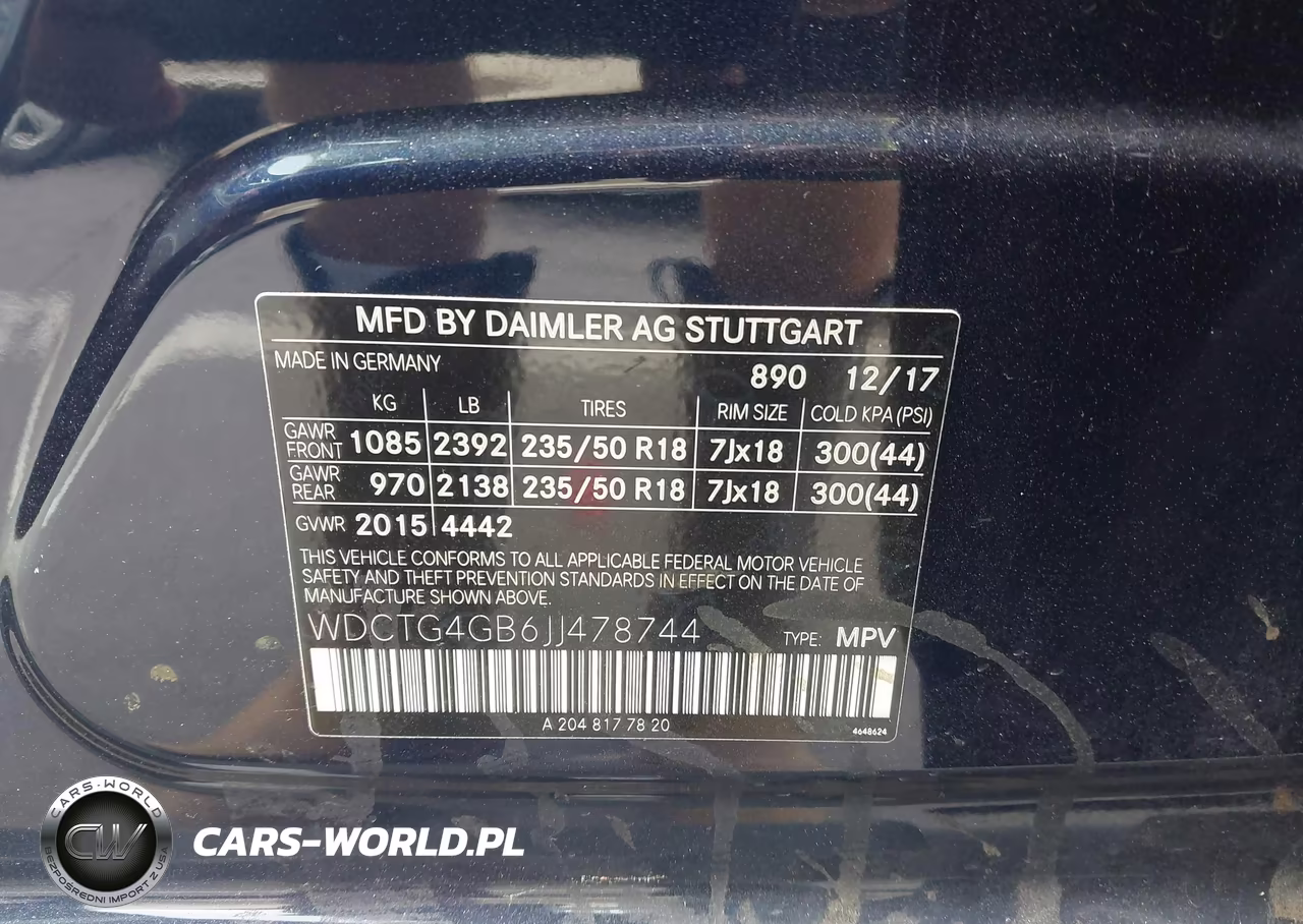 2018 Mercedes-Benz Gla 250 4Matic VIN:WDCTG4GB6JJ478744 - 9