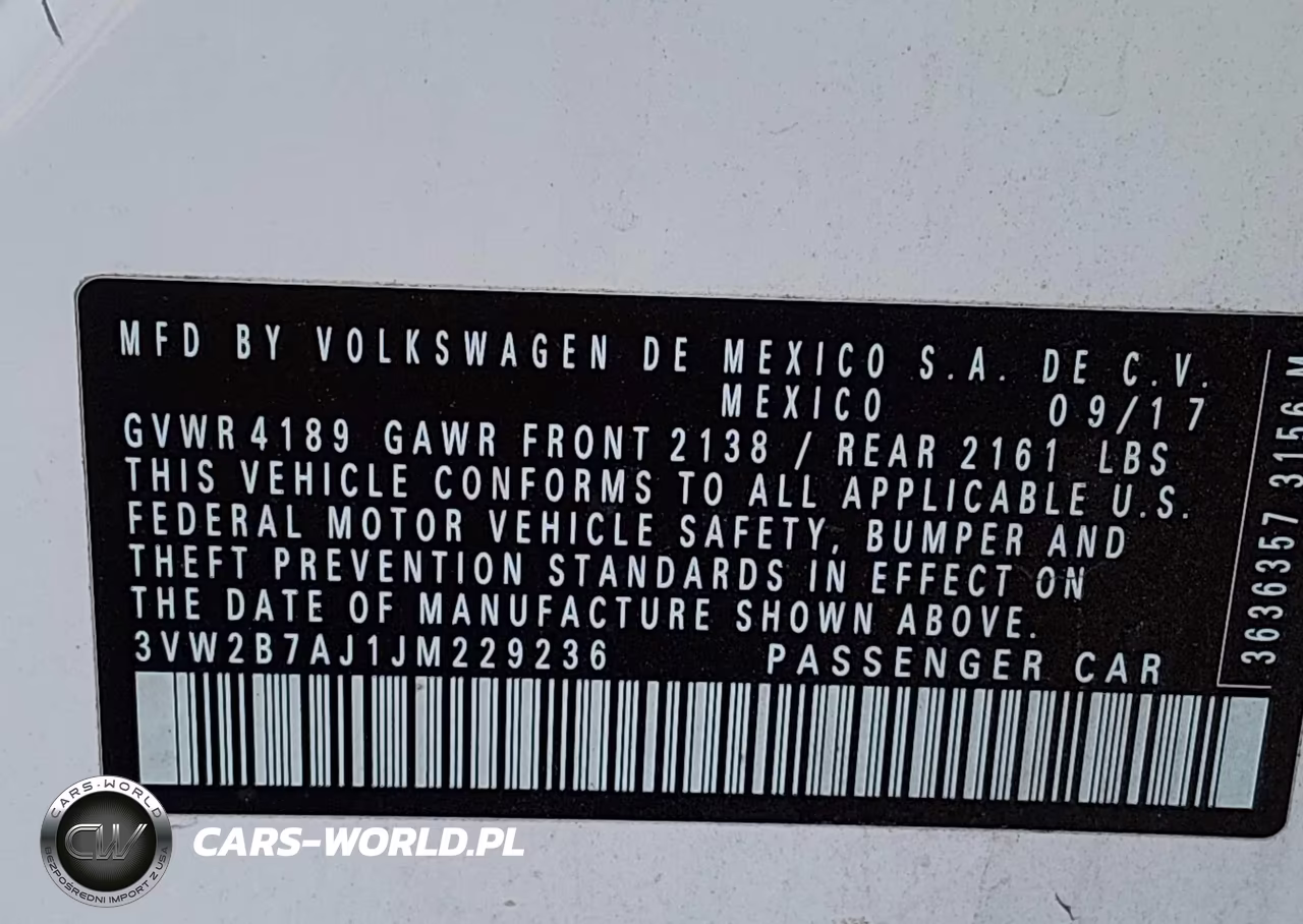 2018 Volkswagen Jetta 1.4T S VIN:3VW2B7AJ1JM229236 - 9