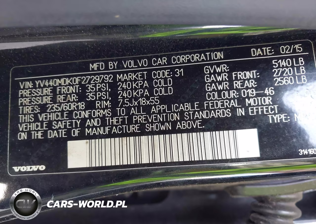 2015 Volvo Xc60 T5 Premier VIN:YV440MDK0F2729792 - 9