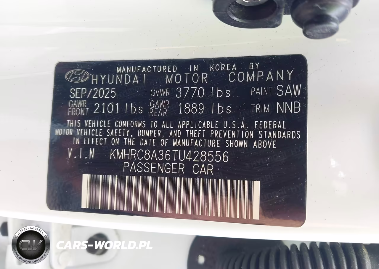 2026 Hyundai Venue Sel VIN:KMHRC8A36TU428556 - 9