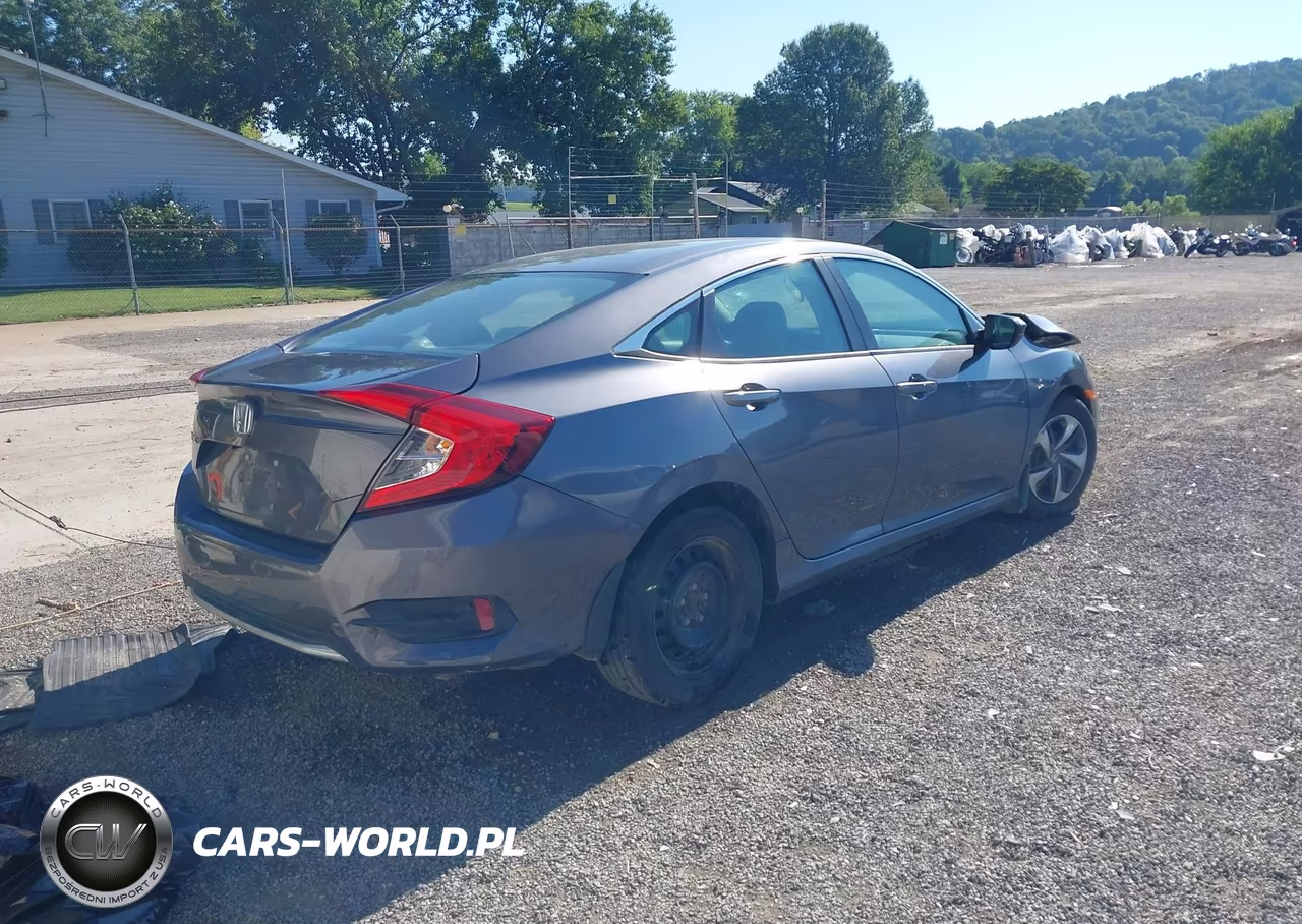 2020 Honda Civic Lx VIN:2HGFC2F63LH537939 - 4