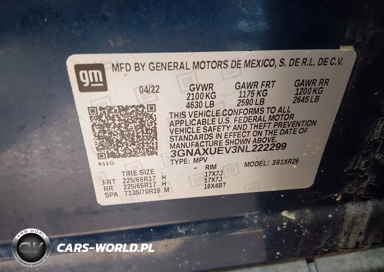 2022 Chevrolet Equinox Awd Lt VIN:3GNAXUEV3NL222299 - 9