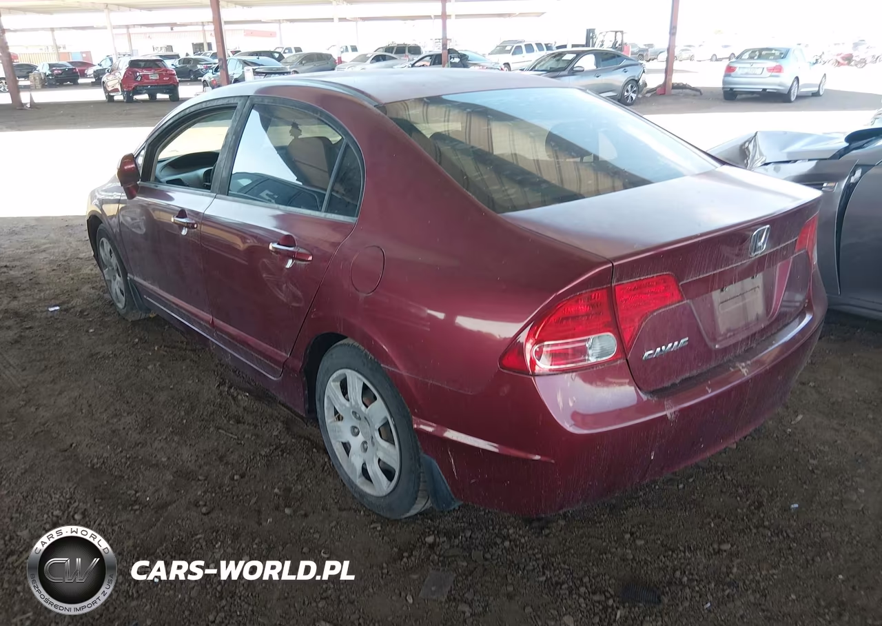 2008 Honda Civic Lx VIN:1HGFA16568L081551 - 3