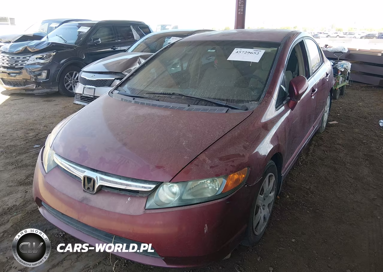 2008 Honda Civic Lx VIN:1HGFA16568L081551 - 6