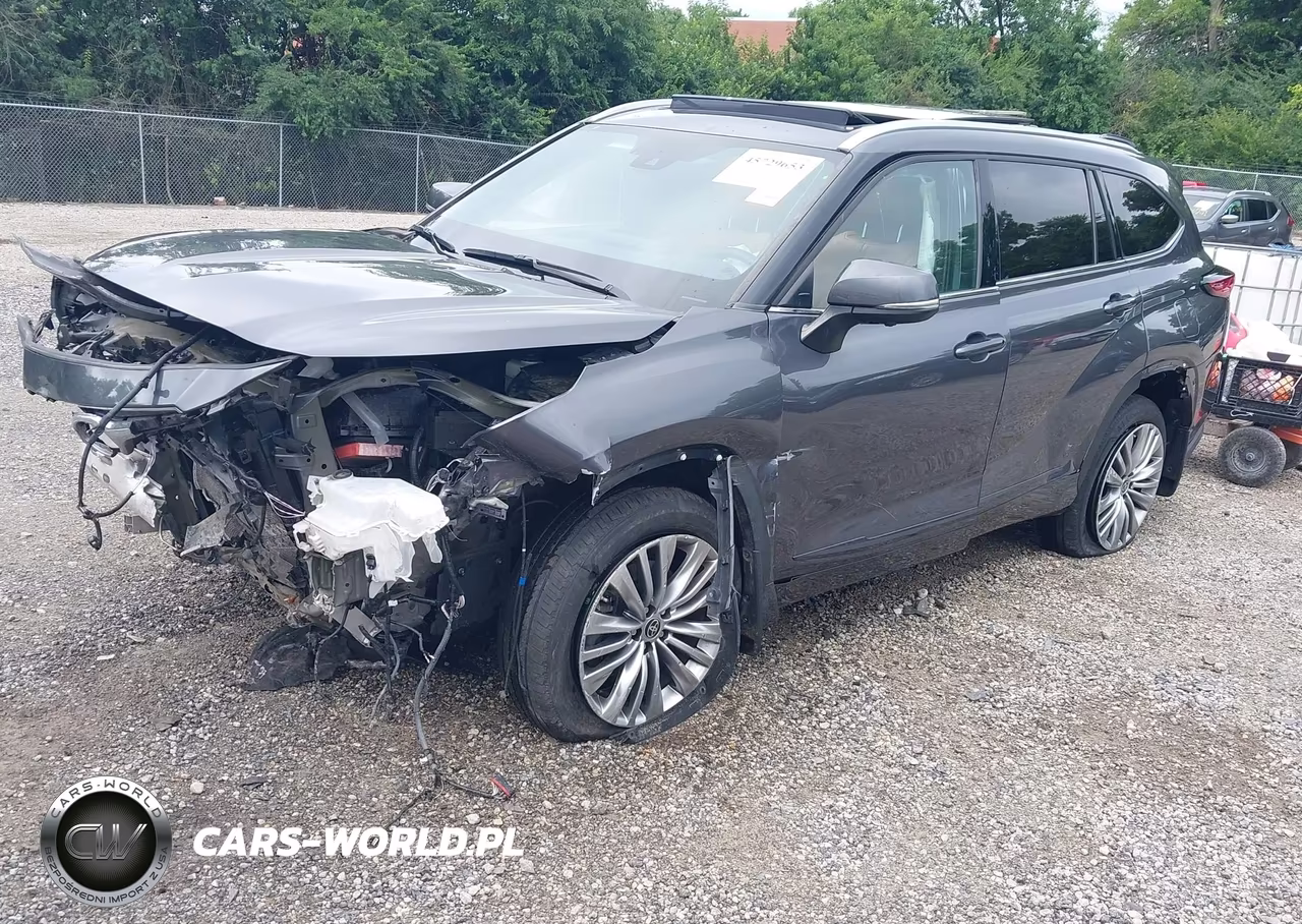 2023 Toyota Highlander Platinum VIN:5TDKDRAH7PS507619 - 2