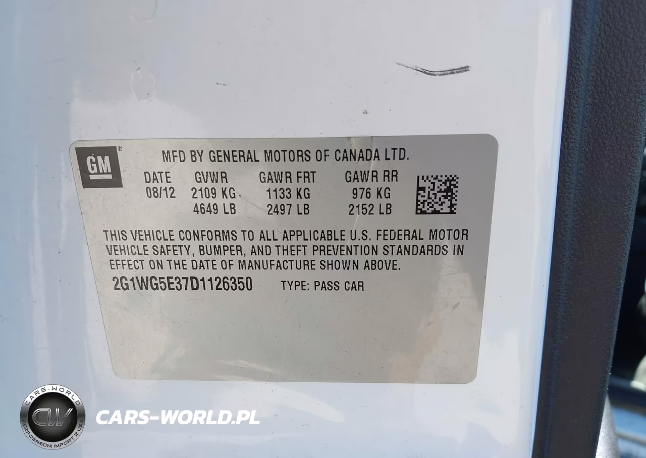 2013 Chevrolet Impala Lt VIN:2G1WG5E37D1126350 - 9
