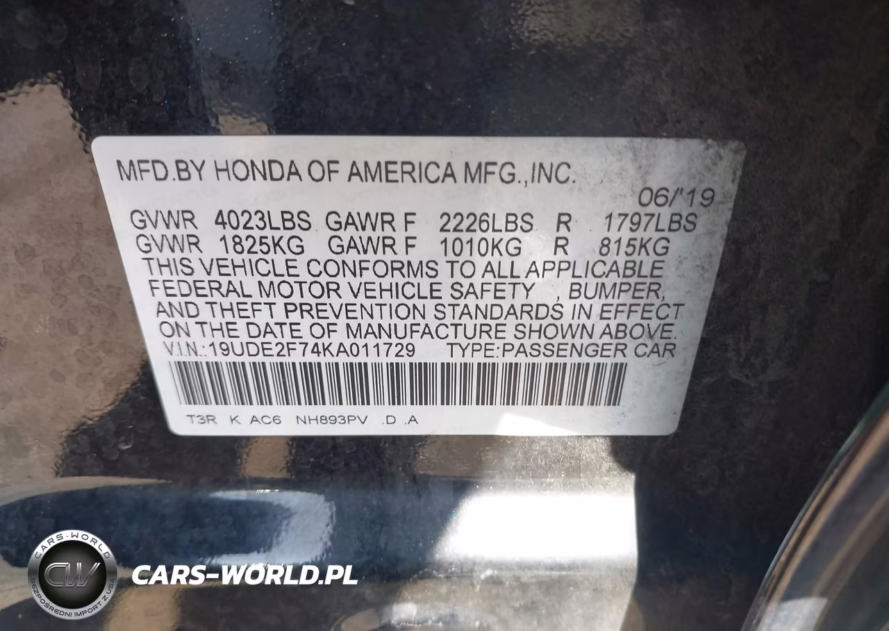 2019 Acura Ilx Premium Package-Technology Package VIN:19UDE2F74KA011729 - 9