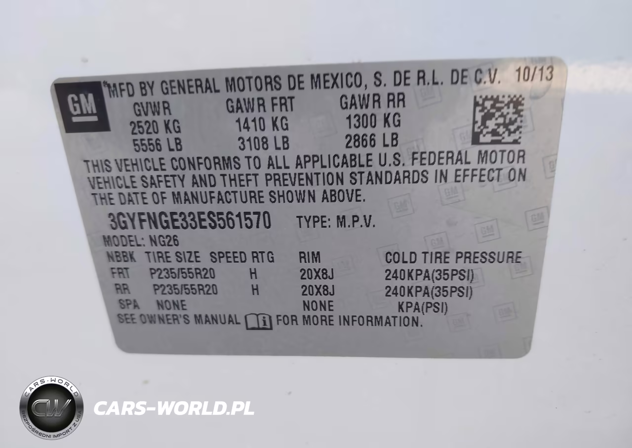2014 Cadillac Srx Premium Collection VIN:3GYFNGE33ES561570 - 9