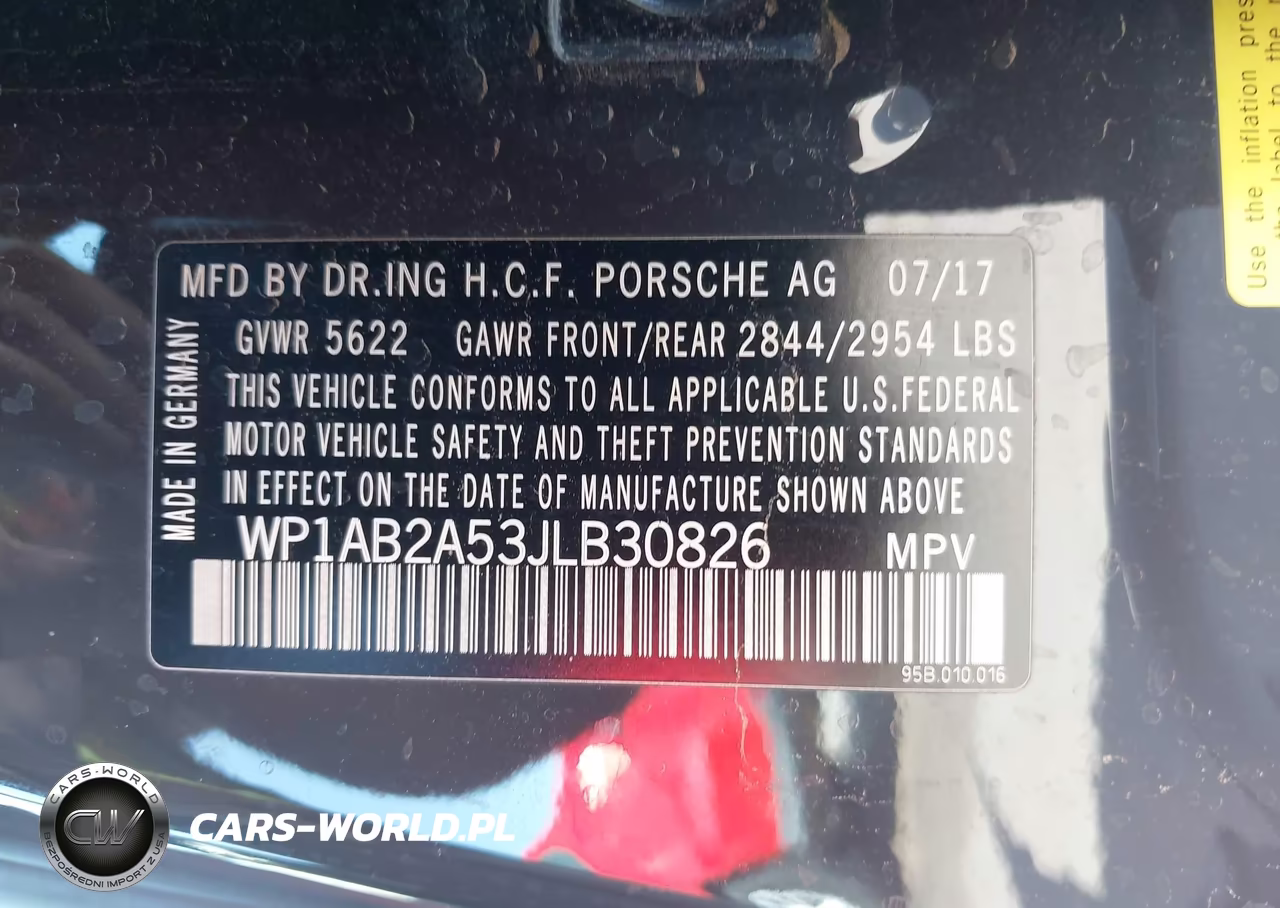 2018 Porsche Macan S VIN:WP1AB2A53JLB30826 - 9