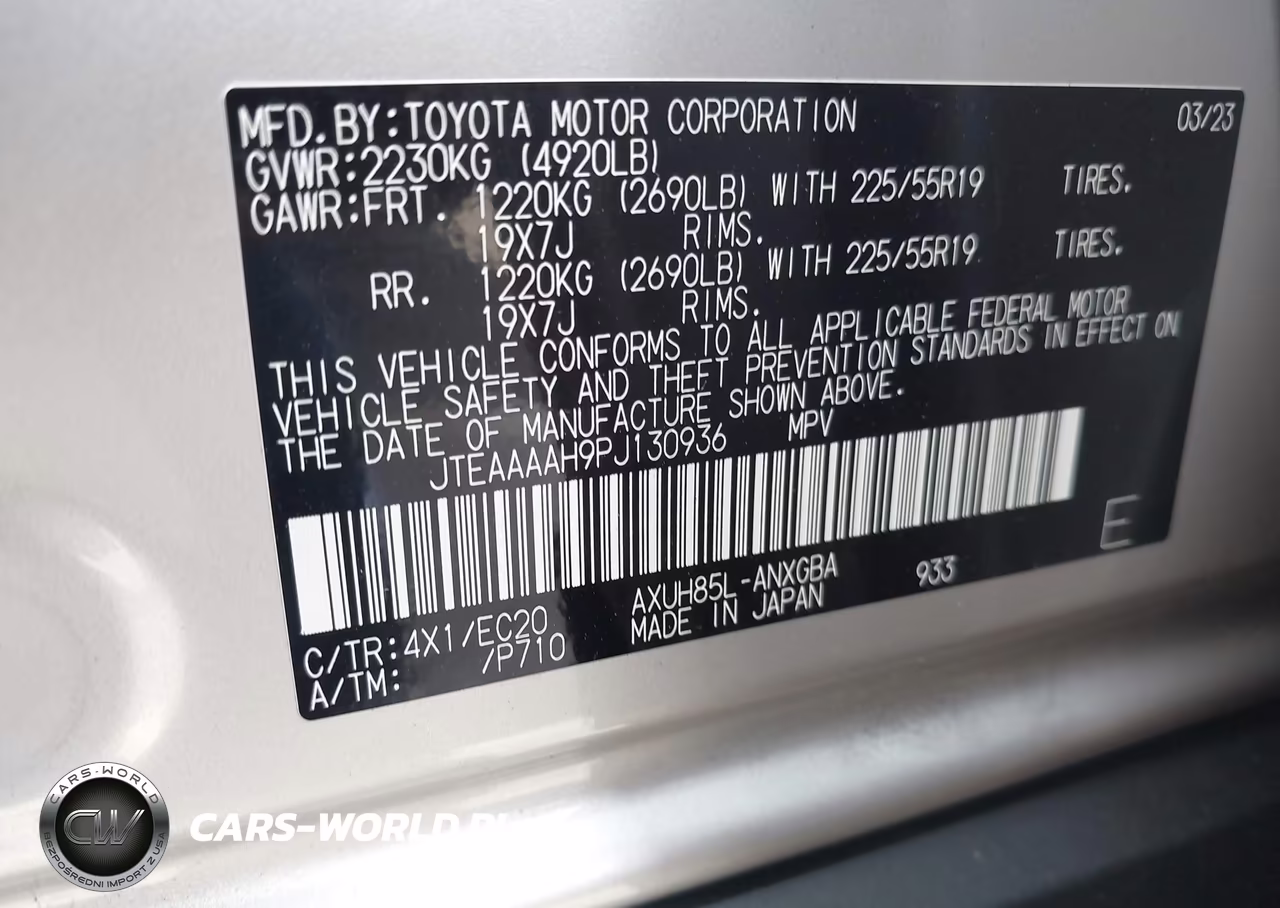 2023 Toyota Venza Xle VIN:JTEAAAAH9PJ130936 - 9
