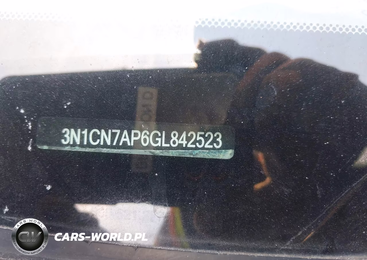 2016 Nissan Versa 1.6 S+ VIN:3N1CN7AP6GL842523 - 12