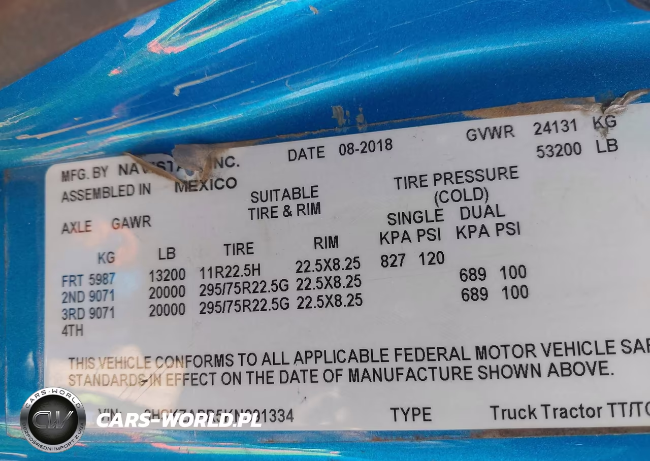 2019 International Lt VIN:3HSKZAPR5KN391334 - 8