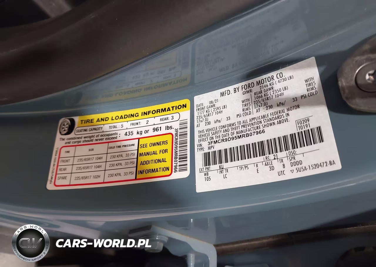 2021 Ford Bronco Sport Badlands VIN:3FMCR9D95MRB07966 - 9
