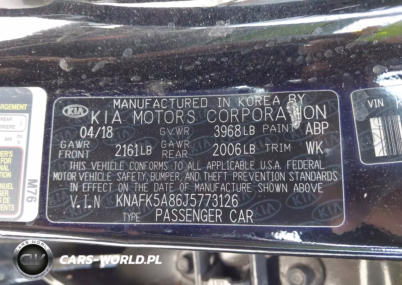 2018 Kia Forte Lx VIN:KNAFK5A86J5773126 - 9