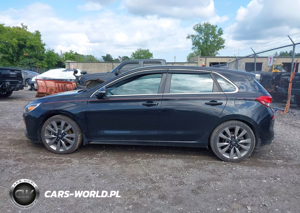 2018 Hyundai Elantra Gt Sport VIN:KMHH55LC9JU040803 - 14