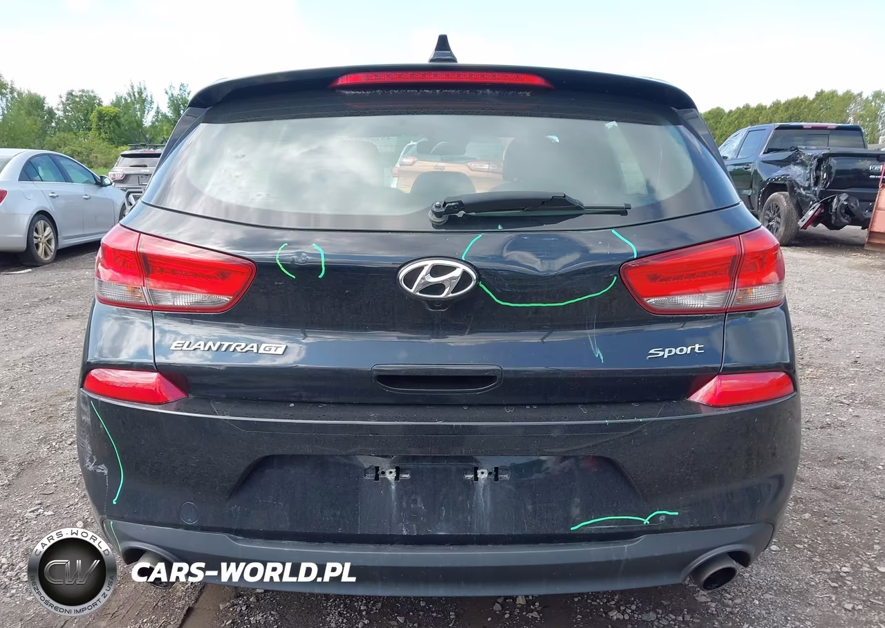 2018 Hyundai Elantra Gt Sport VIN:KMHH55LC9JU040803 - 16