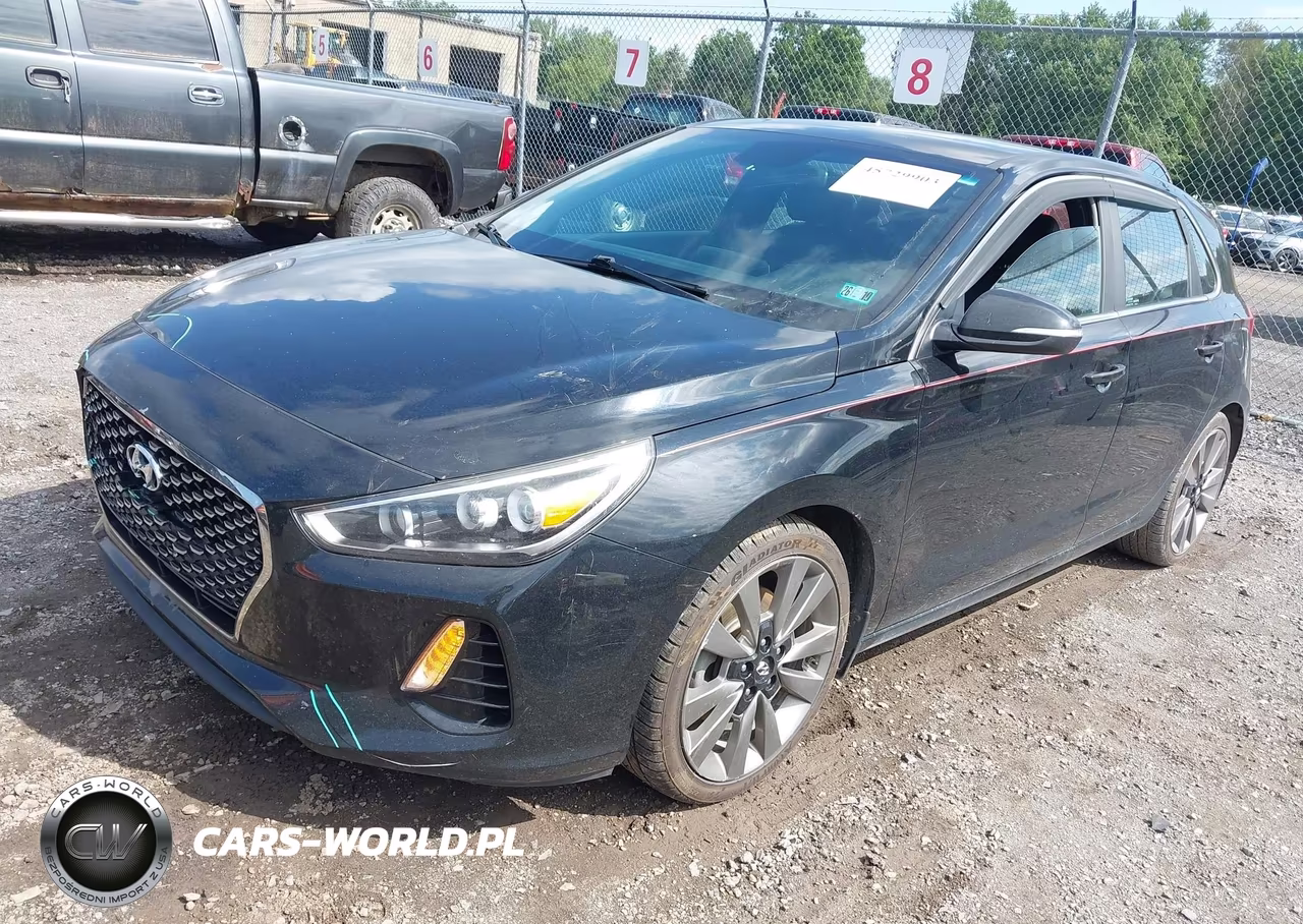 2018 Hyundai Elantra Gt Sport VIN:KMHH55LC9JU040803 - 2