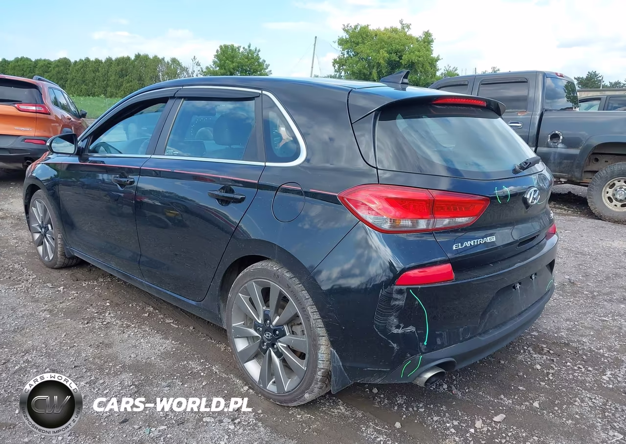 2018 Hyundai Elantra Gt Sport VIN:KMHH55LC9JU040803 - 3