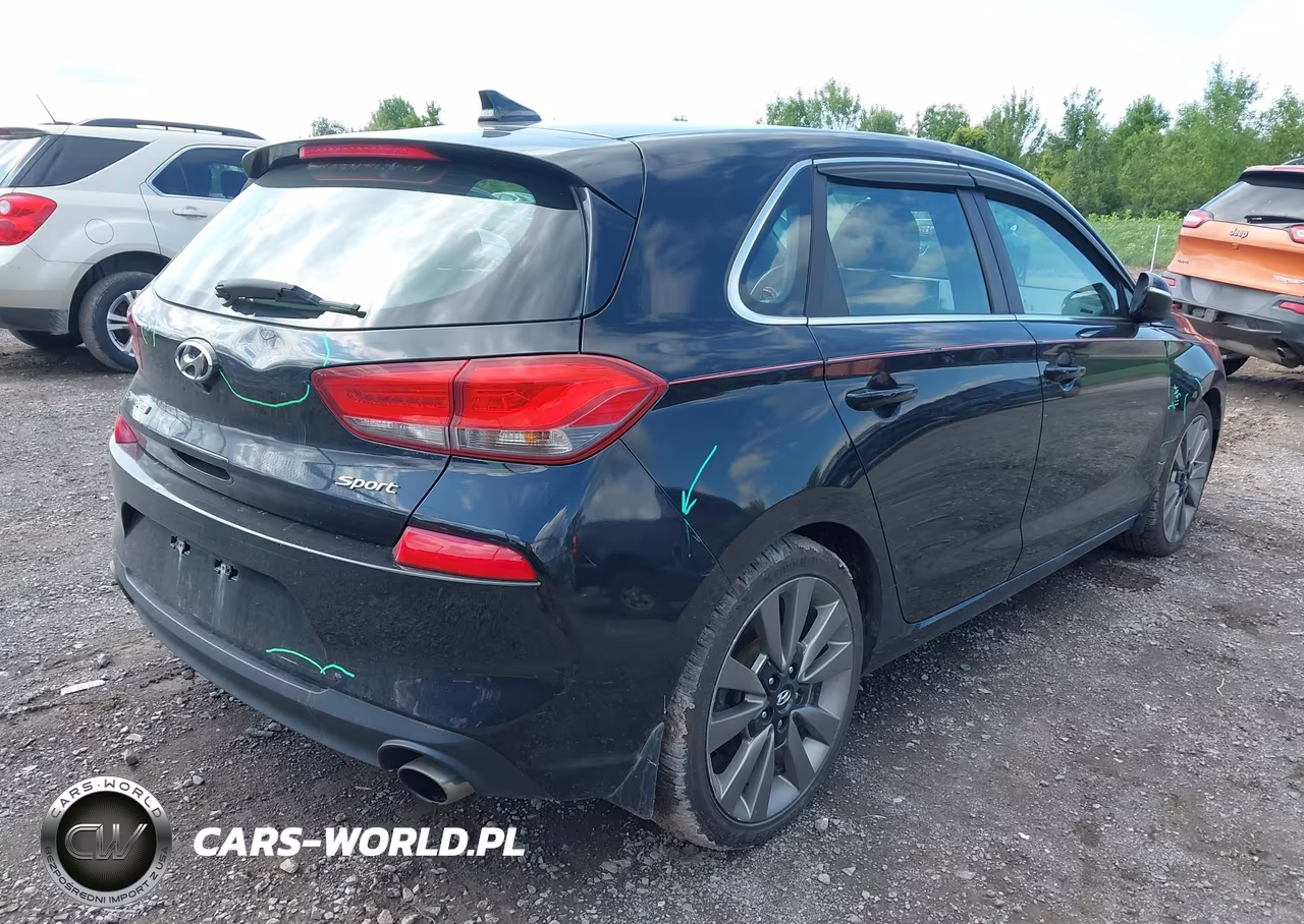 2018 Hyundai Elantra Gt Sport VIN:KMHH55LC9JU040803 - 4