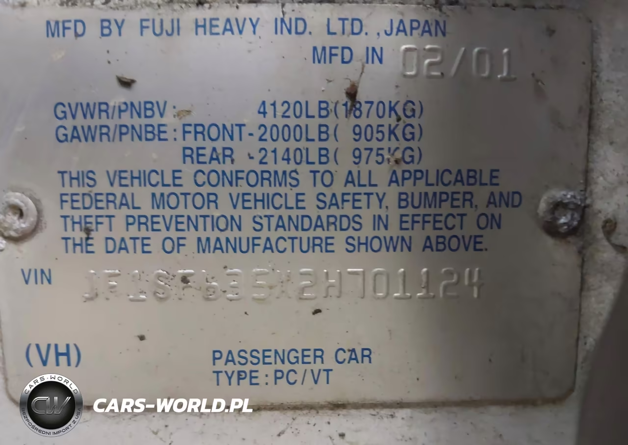 2002 Subaru Forester L VIN:JF1SF635X2H701124 - 9