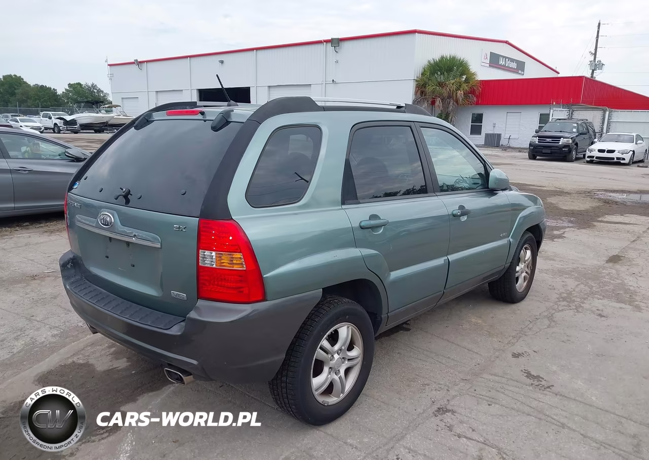 2007 Kia Sportage Ex V6 VIN:KNDJE723277323134 - 4
