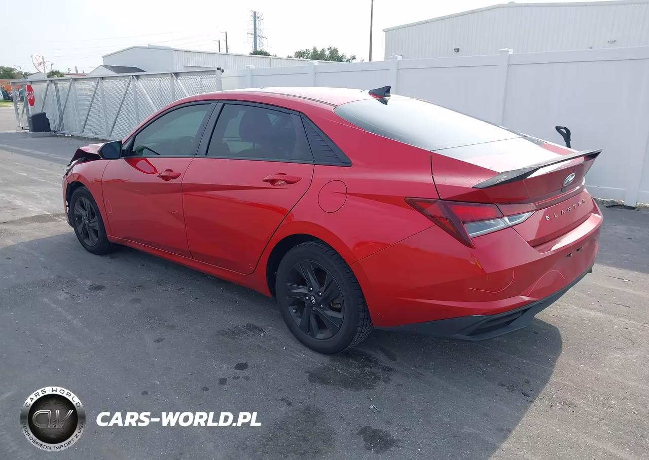 2021 Hyundai Elantra Sel VIN:5NPLM4AG7MH028309 - 3