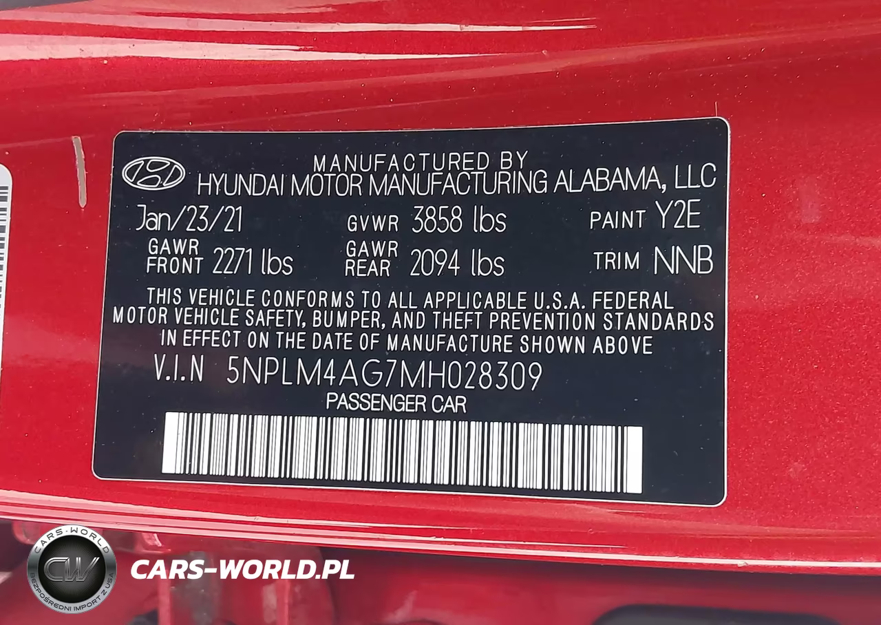 2021 Hyundai Elantra Sel VIN:5NPLM4AG7MH028309 - 9