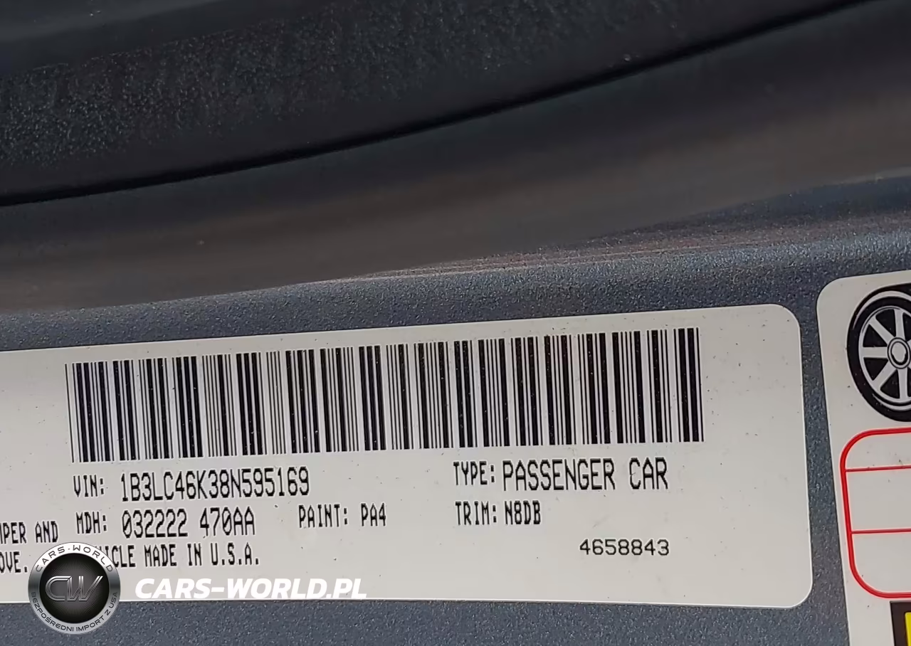 2008 Dodge Avenger Se VIN:1B3LC46K38N595169 - 9