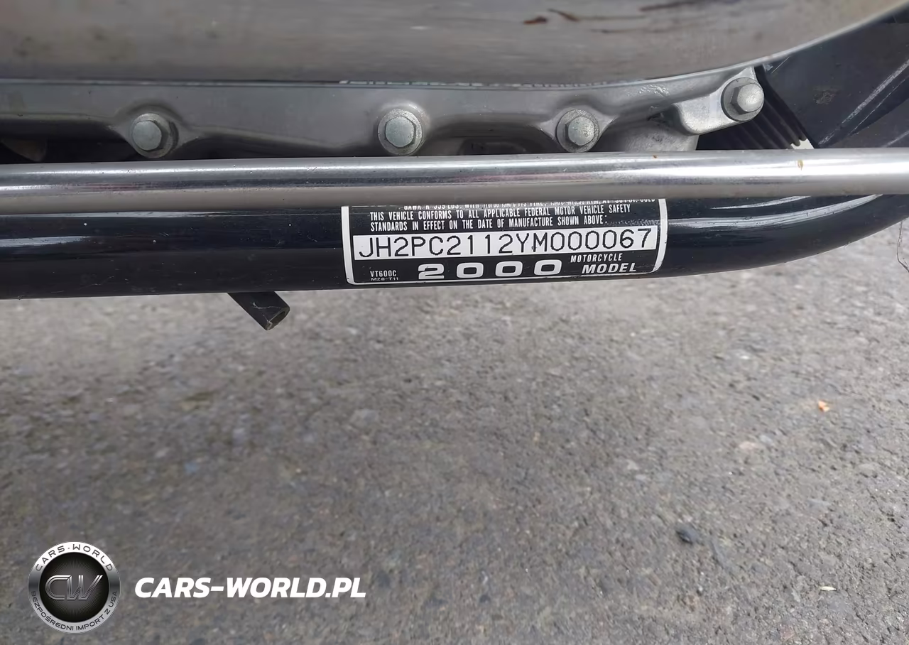 2000 Honda Vt600 C VIN:JH2PC2112YM000067 - 10