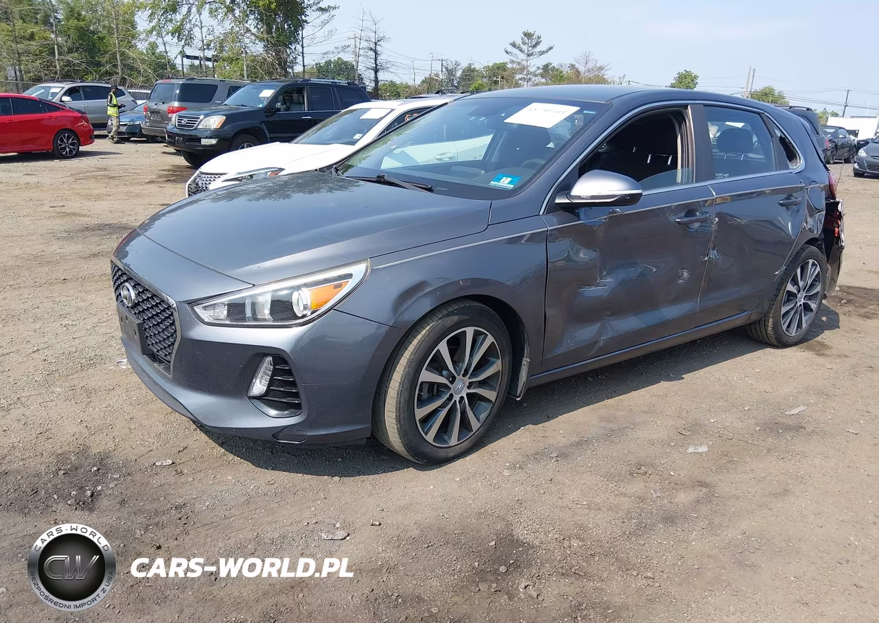 2018 Hyundai Elantra Gt VIN:KMHH35LE0JU017580 - 2