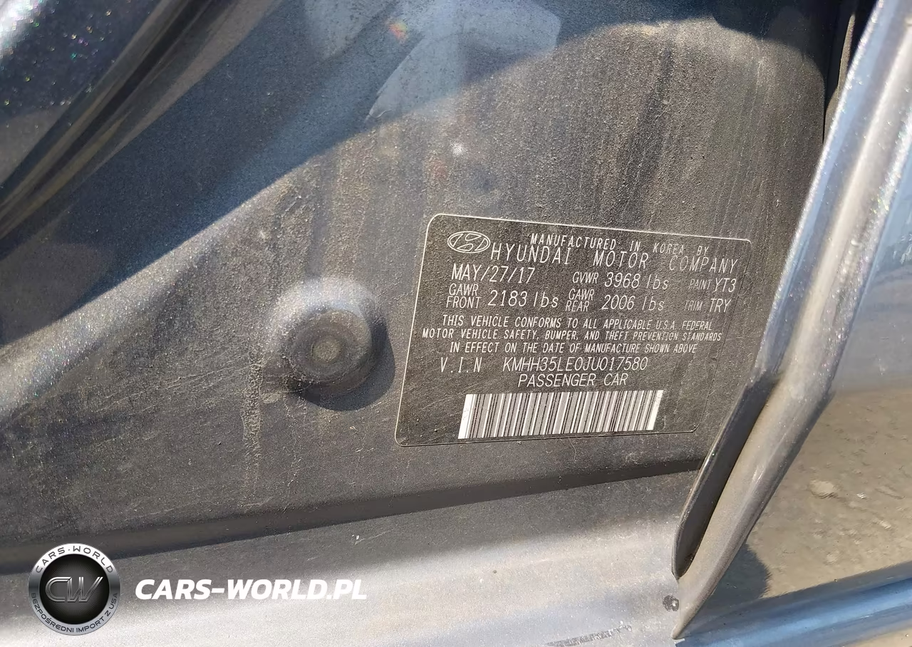 2018 Hyundai Elantra Gt VIN:KMHH35LE0JU017580 - 9
