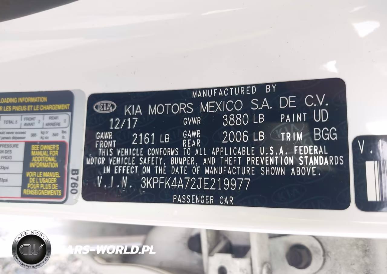 2018 Kia Forte Lx VIN:3KPFK4A72JE219977 - 9