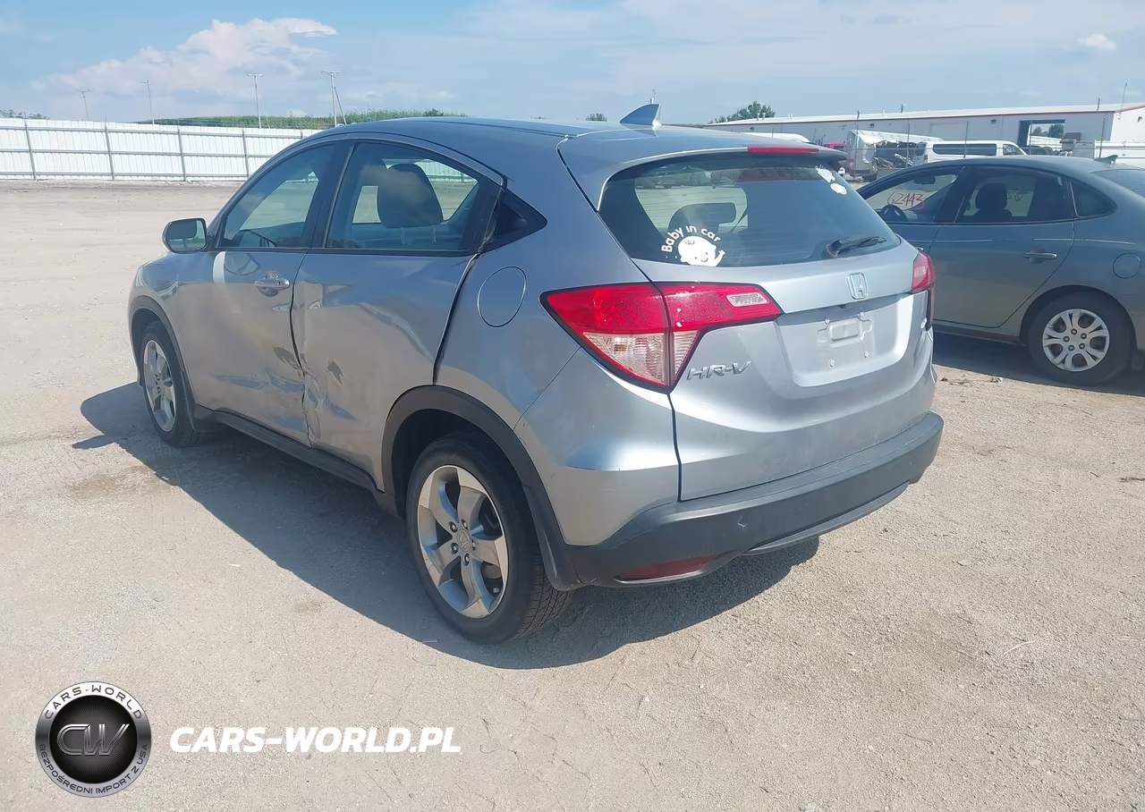 2017 Honda Hr-V Lx VIN:3CZRU6H33HG705924 - 3
