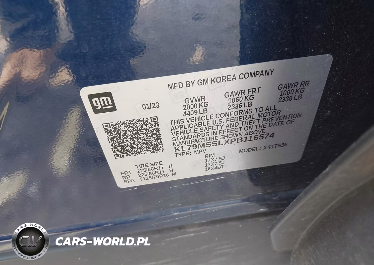 2023 Chevrolet Trailblazer Awd Activ VIN:KL79MSSLXPB116574 - 9