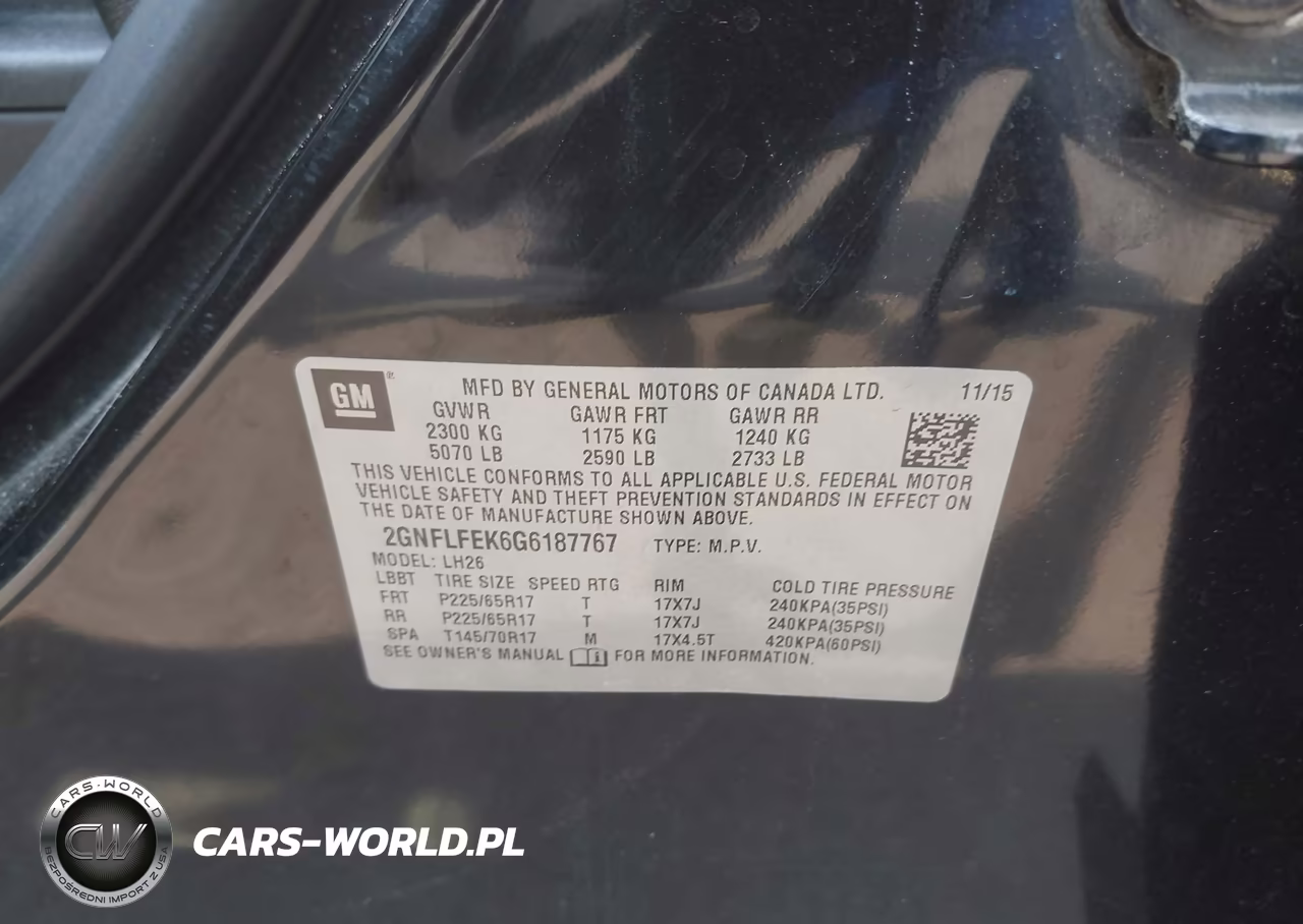 2016 Chevrolet Equinox Lt VIN:2GNFLFEK6G6187767 - 9