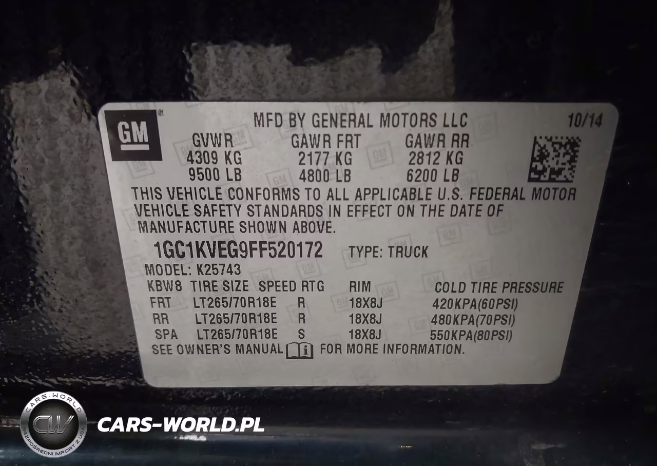2015 Chevrolet Silverado 2500Hd Built After Aug 14 Lt VIN:1GC1KVEG9FF520172 - 9
