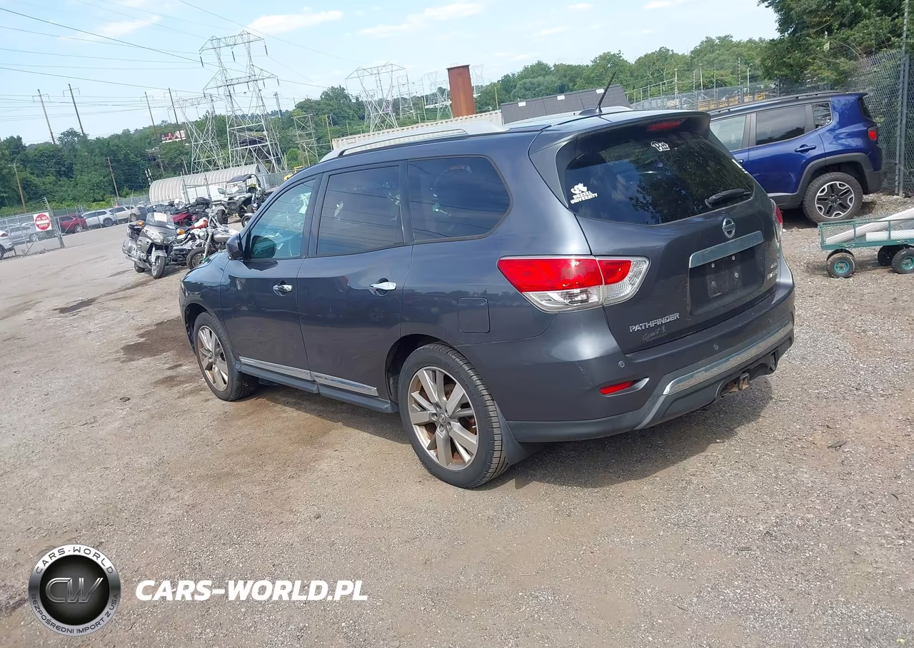 2014 Nissan Pathfinder Platinum VIN:5N1AR2MM9EC625338 - 3