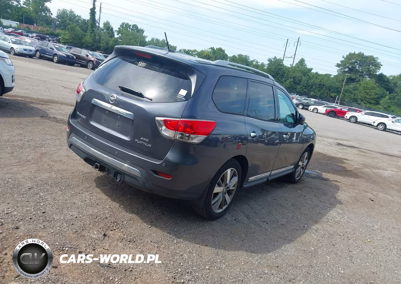 2014 Nissan Pathfinder Platinum VIN:5N1AR2MM9EC625338 - 4
