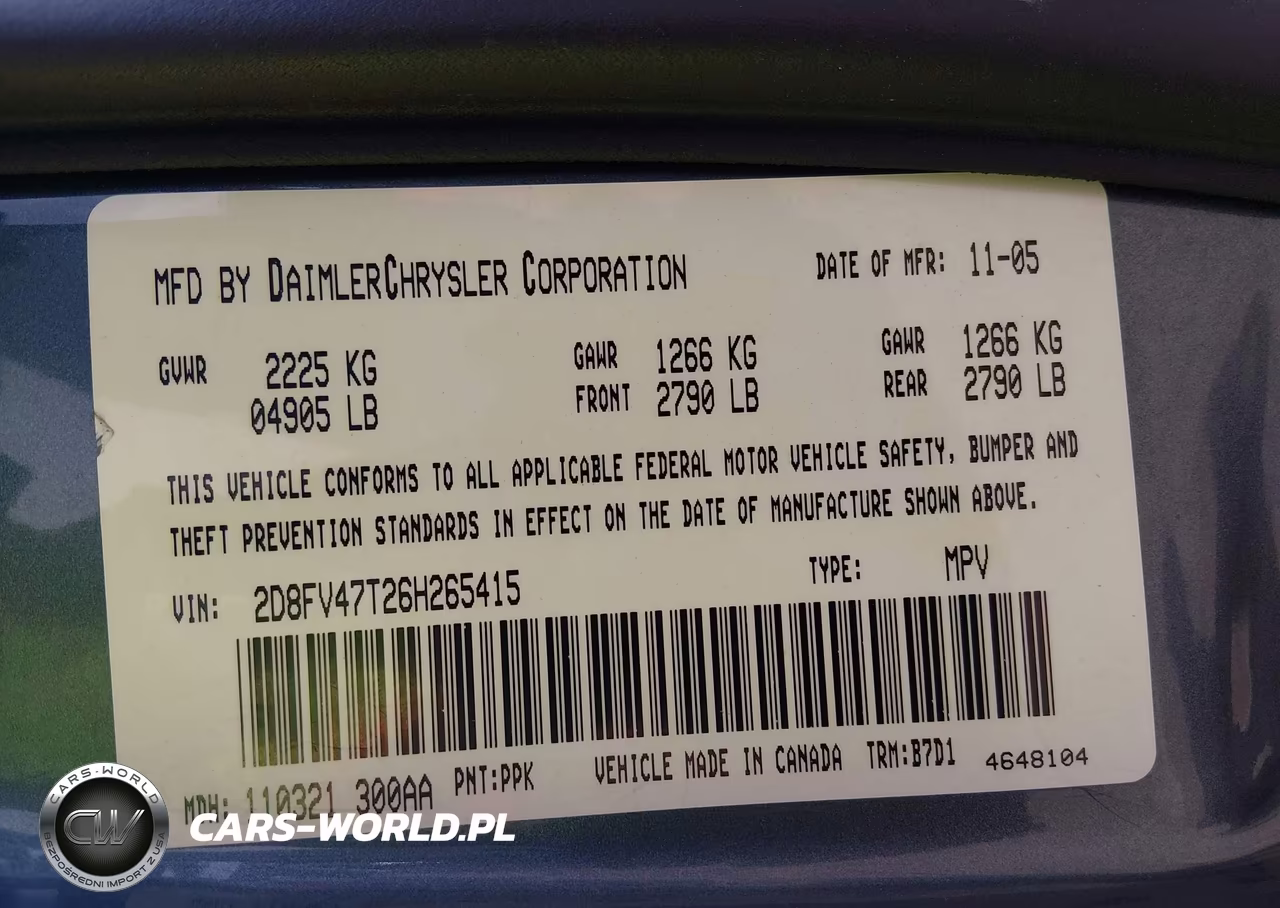 2006 Dodge Magnum VIN:2D8FV47T26H265415 - 9