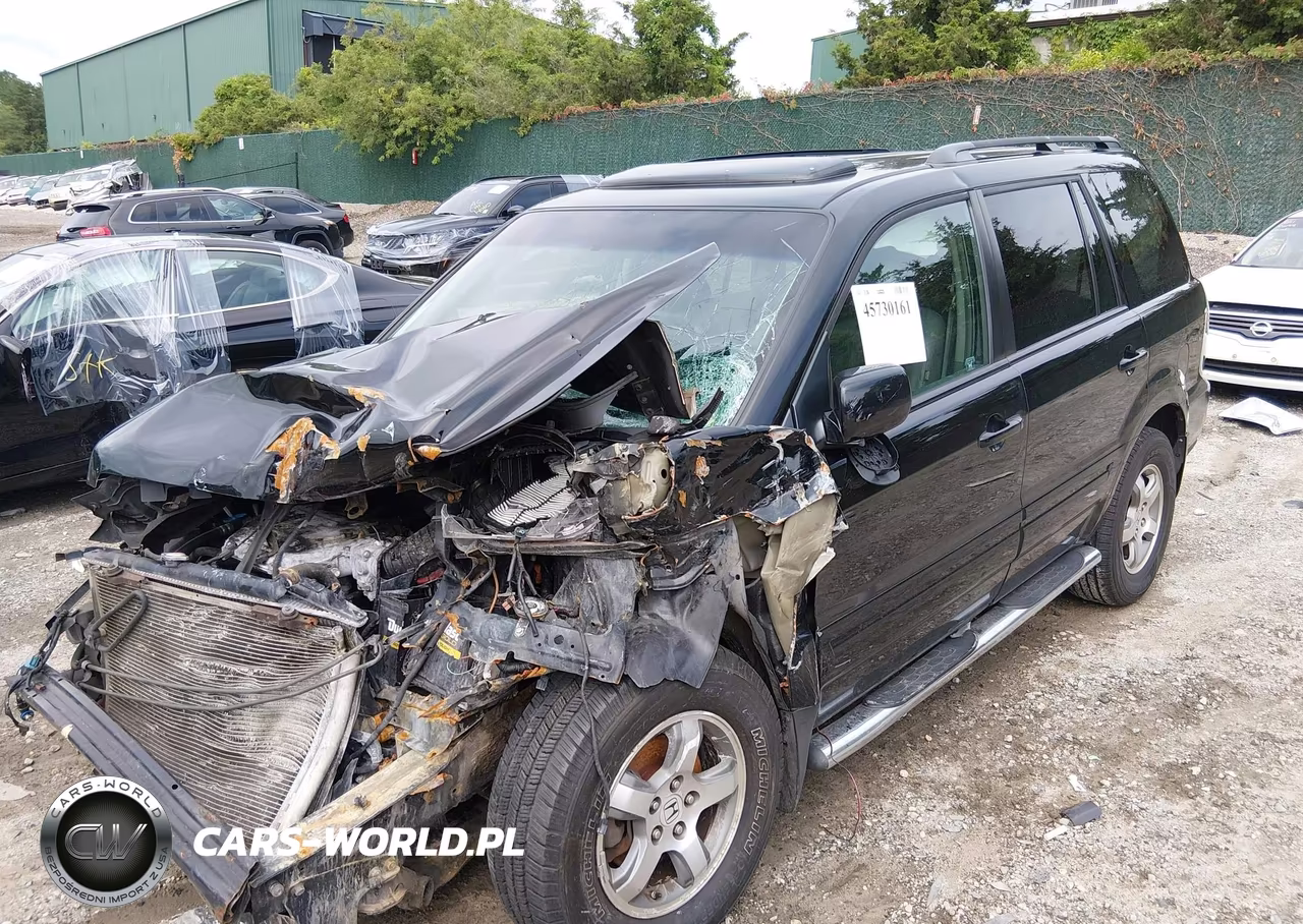 2008 Honda Pilot Ex-L VIN:5FNYF187X8B000707 - 2