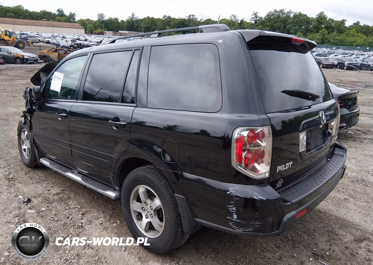 2008 Honda Pilot Ex-L VIN:5FNYF187X8B000707 - 3
