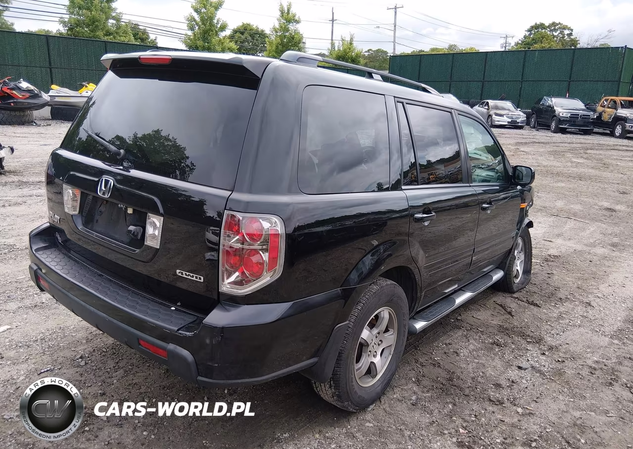 2008 Honda Pilot Ex-L VIN:5FNYF187X8B000707 - 4