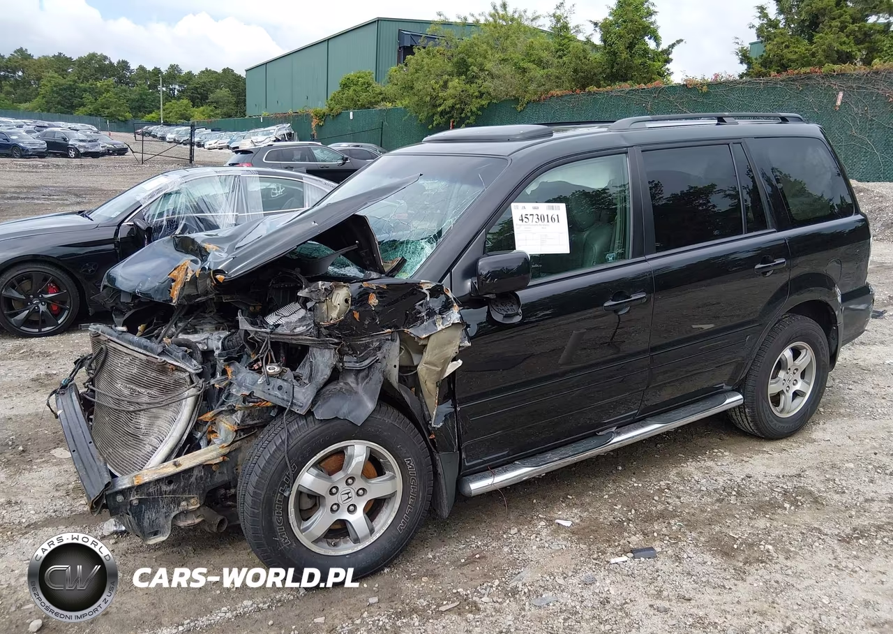 2008 Honda Pilot Ex-L VIN:5FNYF187X8B000707 - 6