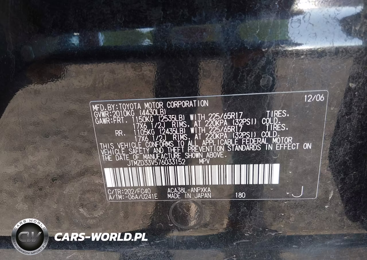 2007 Toyota Rav4 VIN:JTMZD33V576033152 - 9